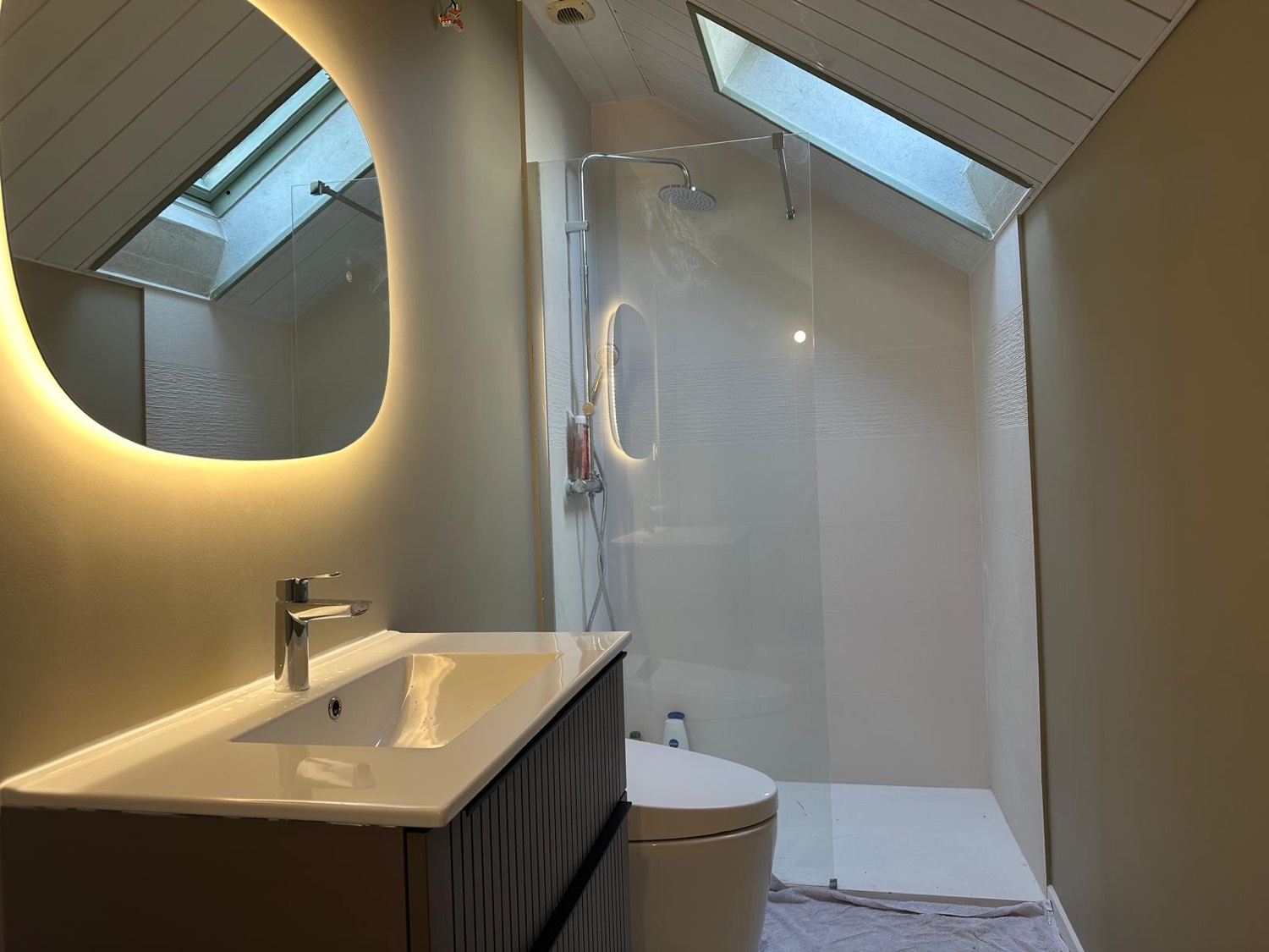 Rénovation d'une salle de bain à Honfleur